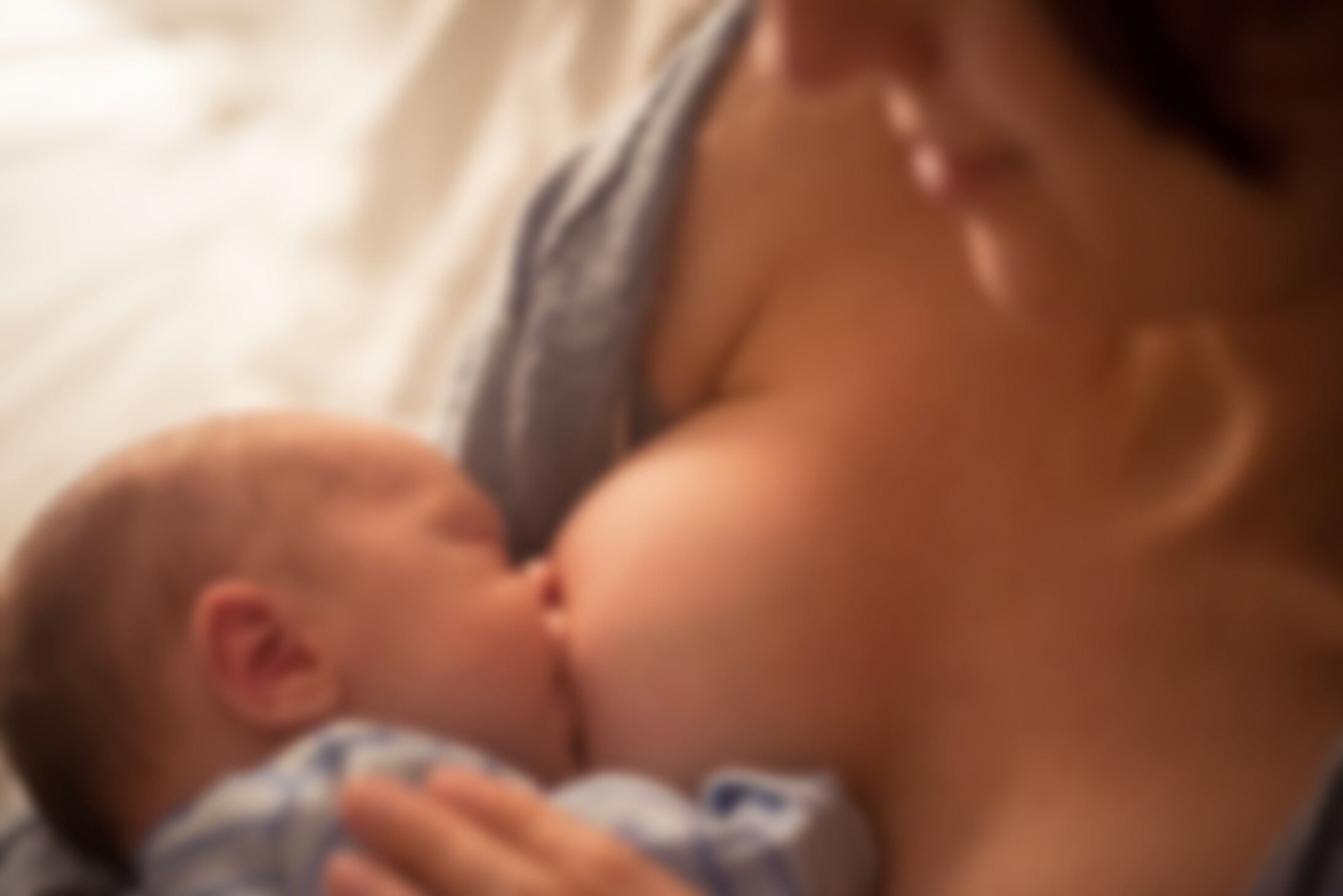 breastfeeding mom and baby